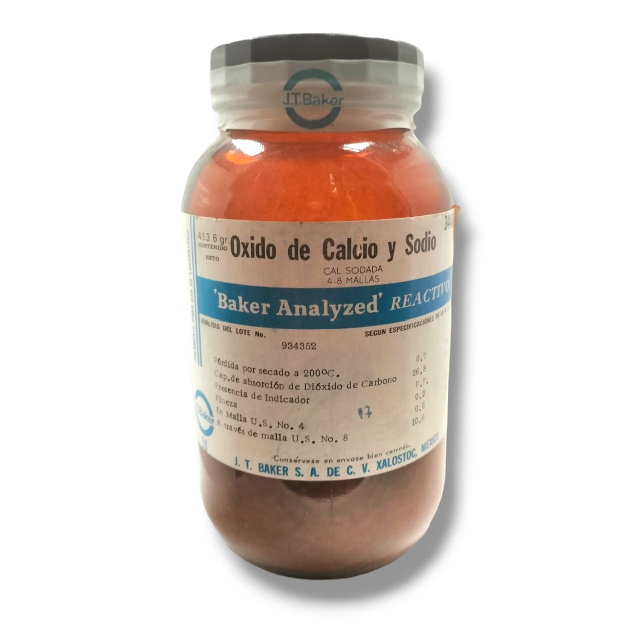 Oxido de Calcio y Sodio (Cal Sodada)