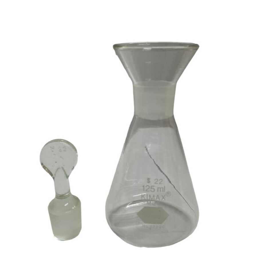 Matraz de Iodo con tapón de vidrio