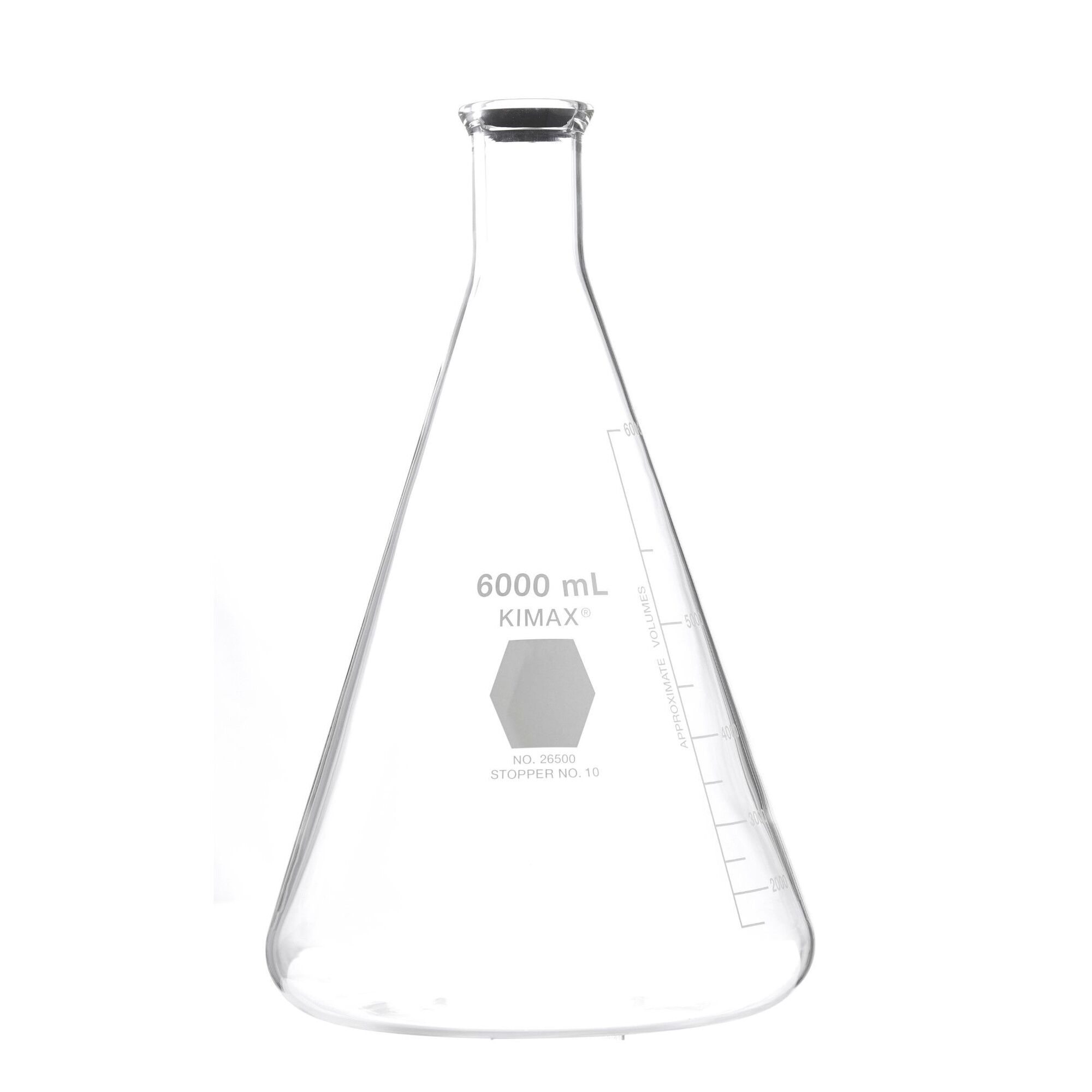 Matraz Erlenmeyer graduado, Boca gruesa