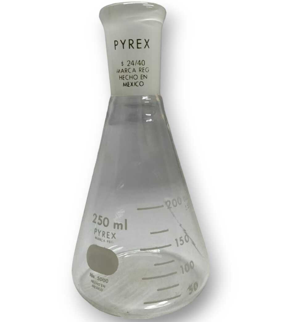 Matraz Erlenmeyer con junta 24/40