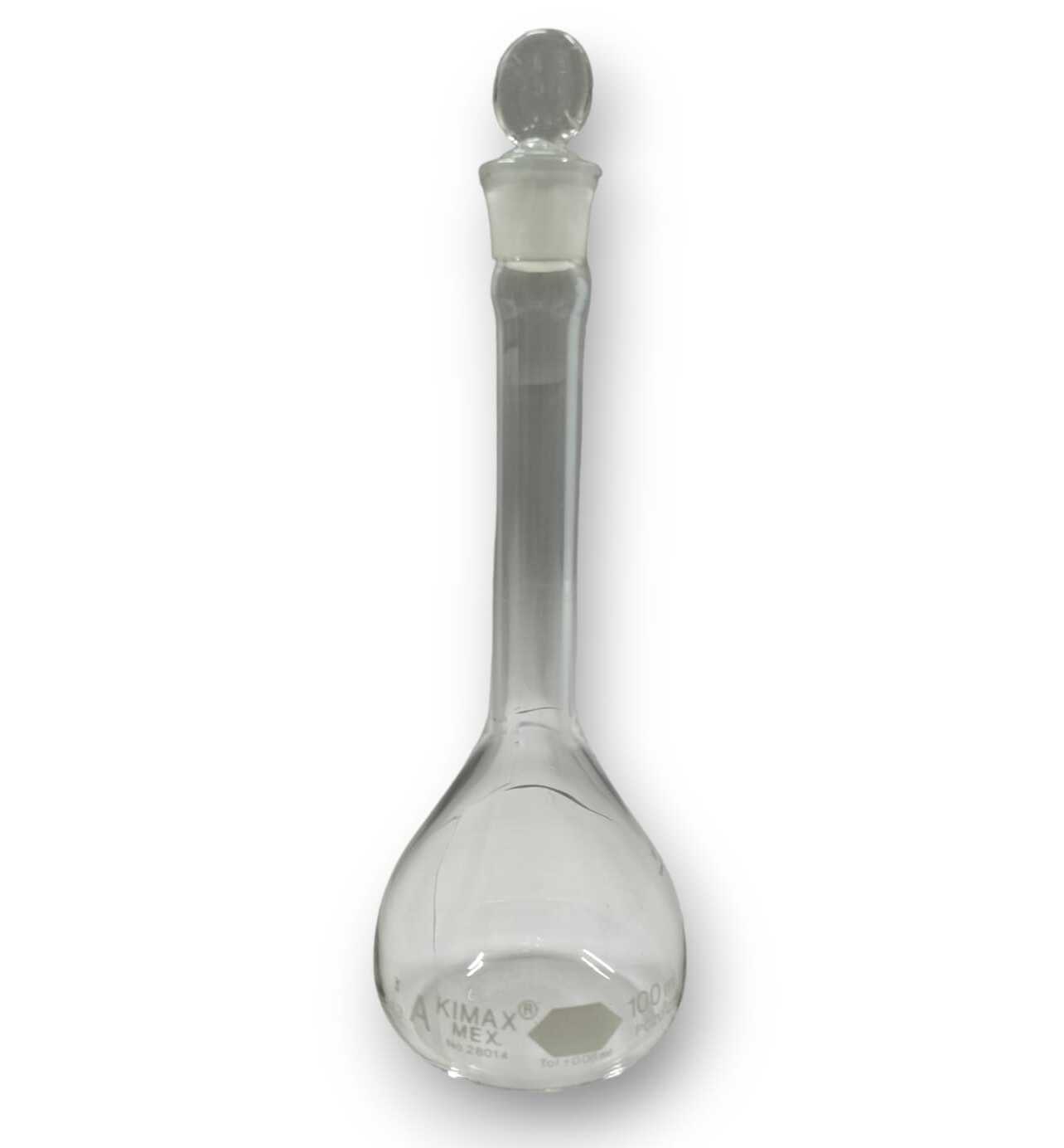 Matraz volumétrico "Tipo A", Tapón de vidrio.