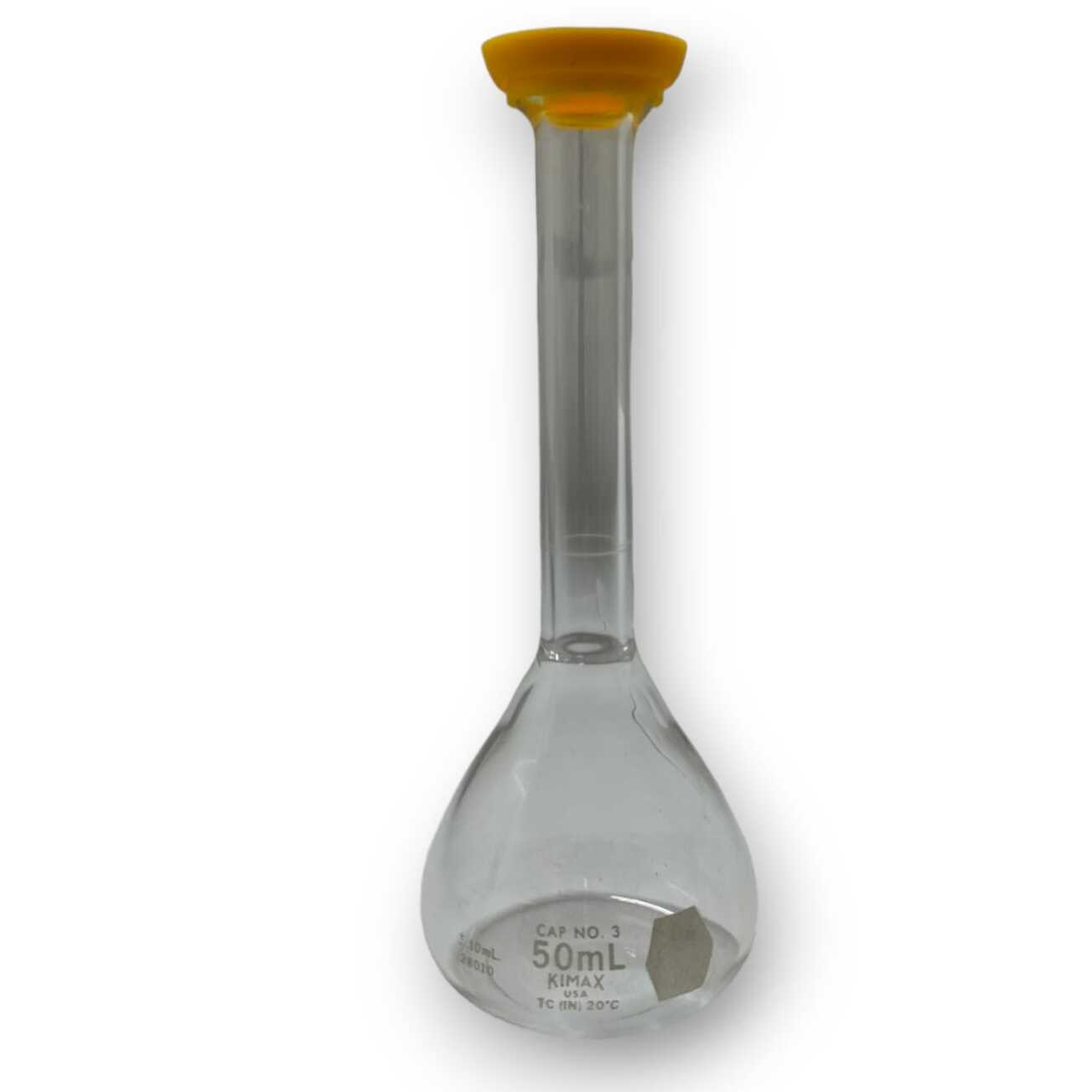 Matraz volumétrico, "Tipo B", con tapón tipo snap