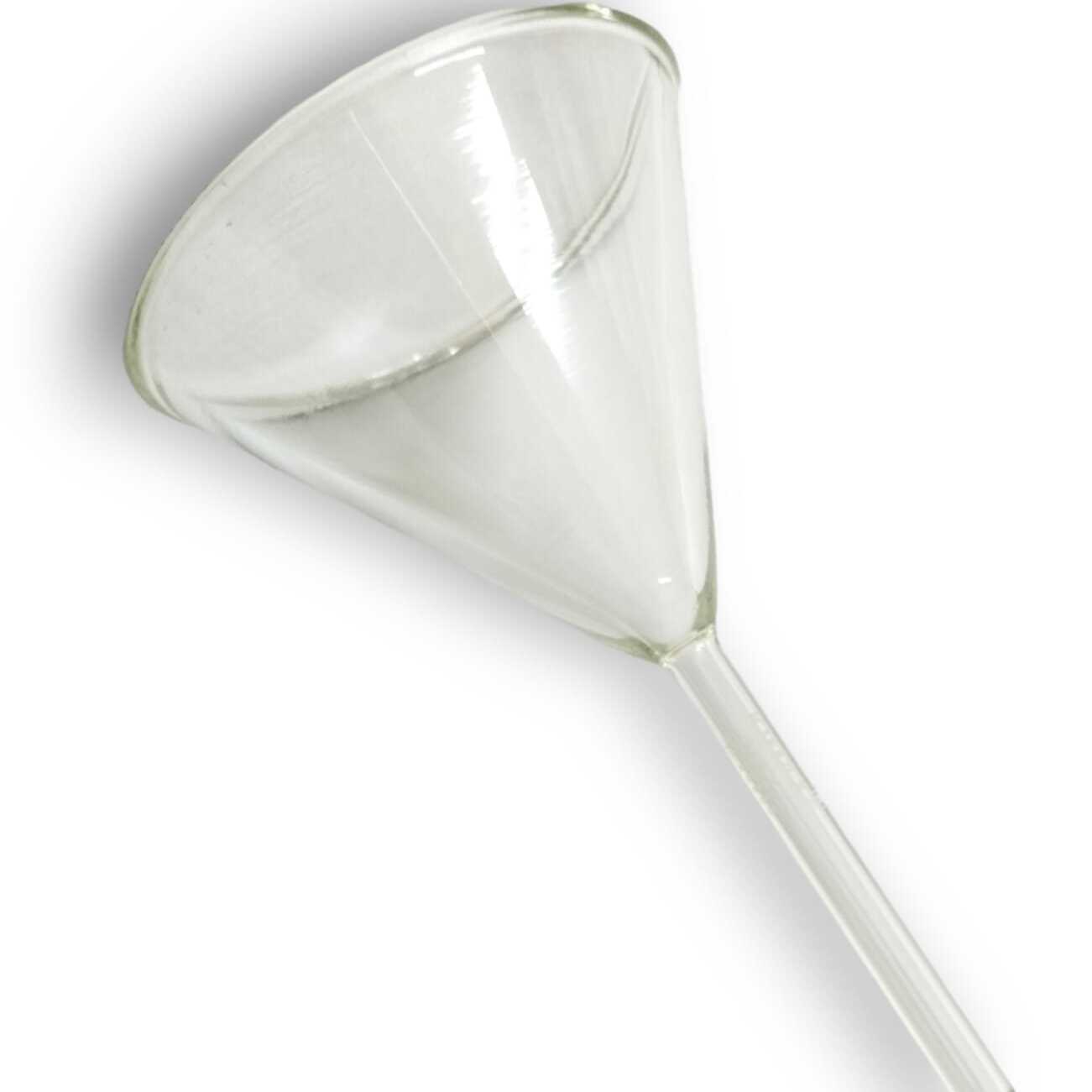 Embudo cónico, Tallo largo (150 mm), 60° (GRADOS)