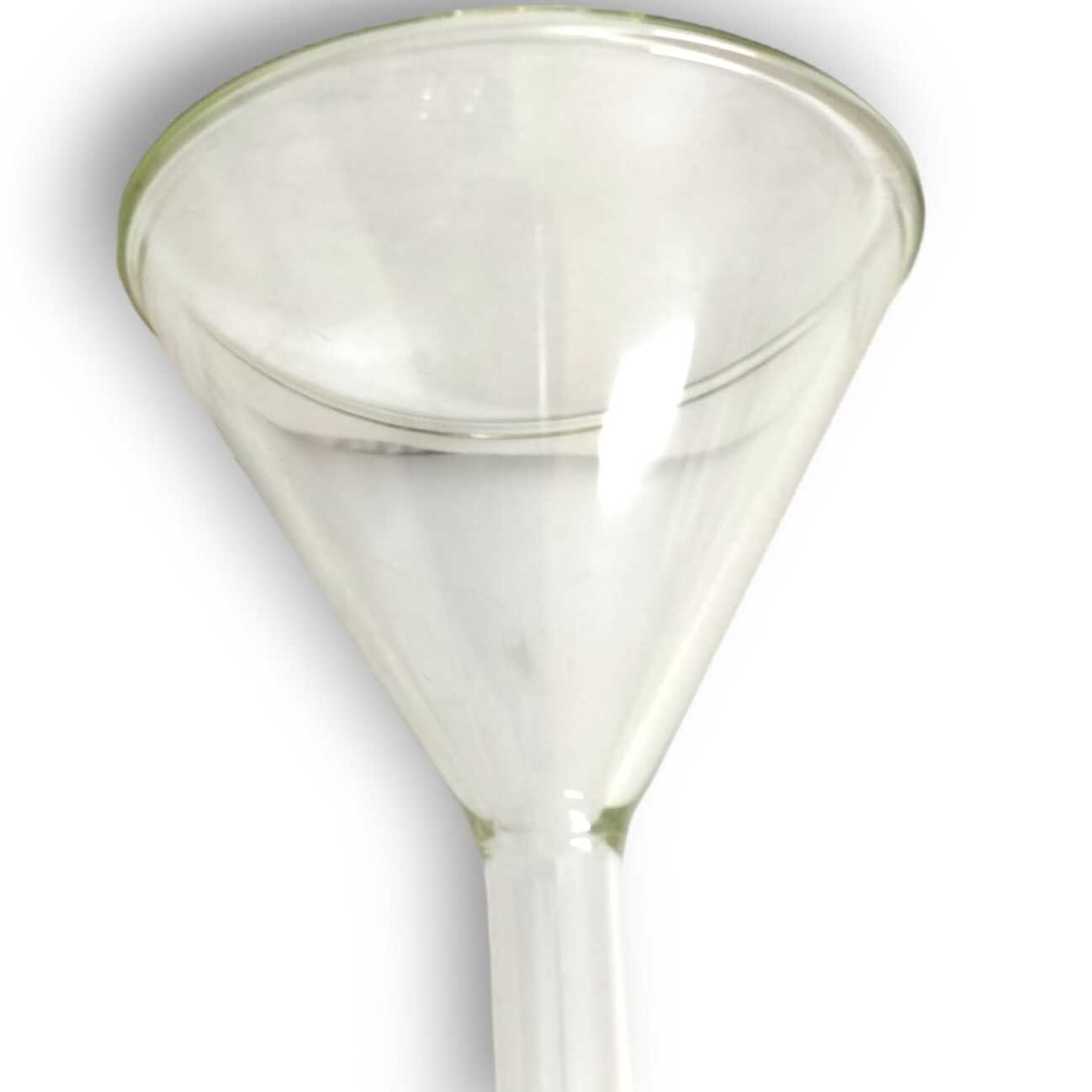 Embudo cónico, para polvos, tallo corto (35 mm)