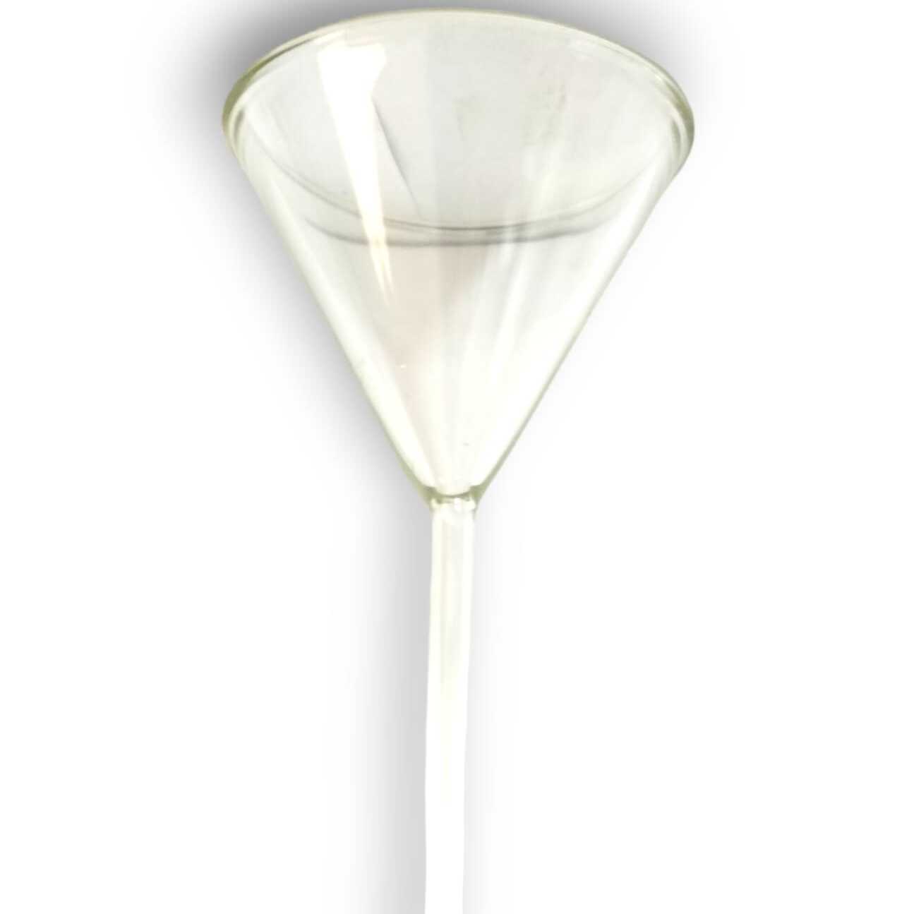 Embudo cónico, Tallo largo (150 mm), 60° (GRADOS)