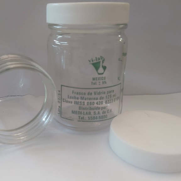 Frasco para leche materna