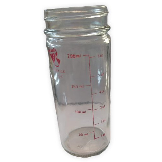 Frasco para leche materna linea roja