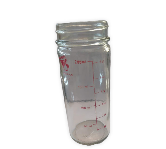 Frasco para leche materna linea roja